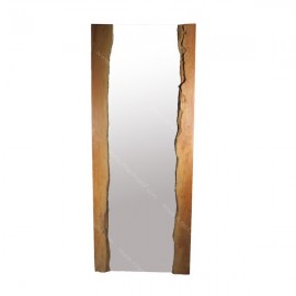 Espejo de madera de teca
