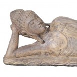 Escultura buda tumbado