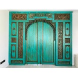 Puerta corredera oriental