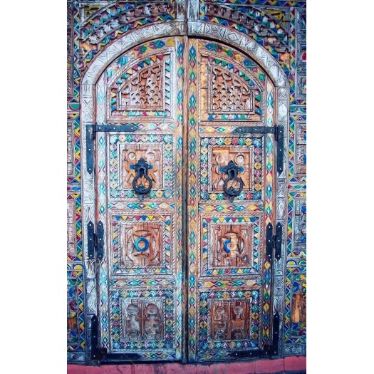 Puerta estilo árabe