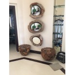 Mesa de raíz de teca